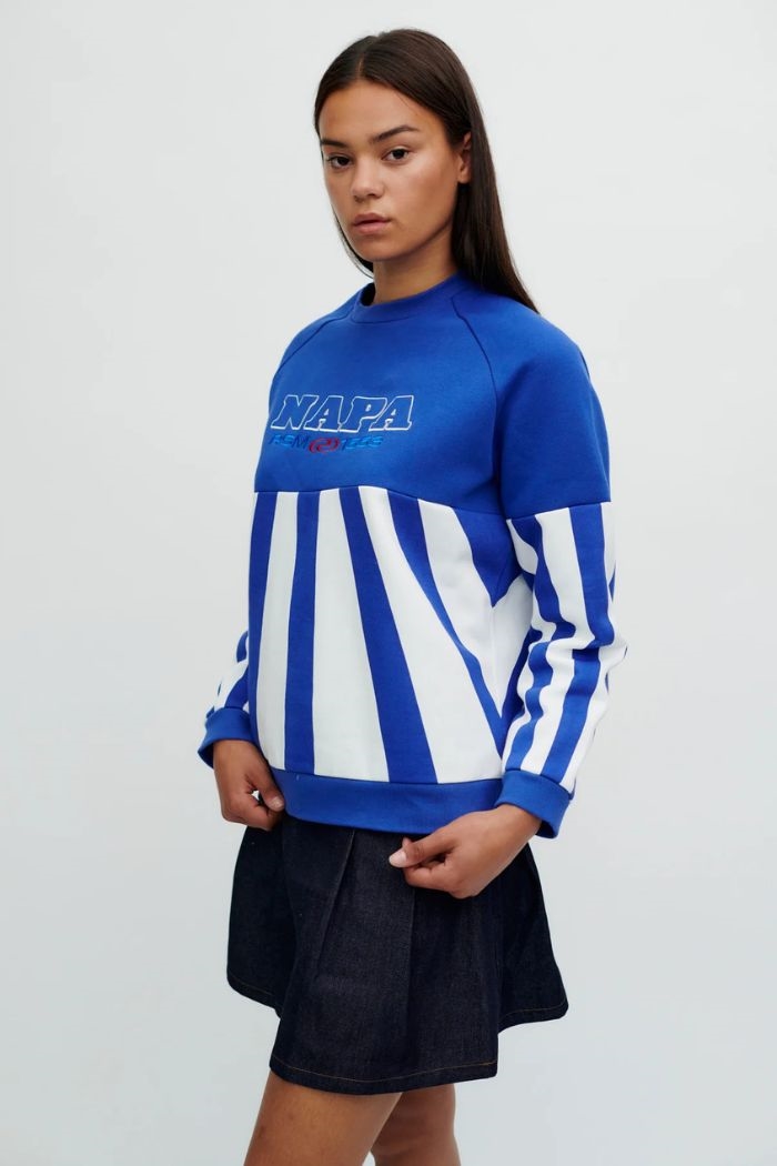 RESUMÉ, Foss sweat, Beaucoup Blue